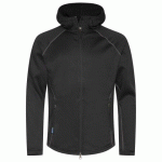 PROJOB 3314 SWEATSHIRT TECHNIQUE FULL ZIP CAPUCHE NOIR - TAILLE S