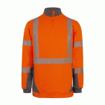 SWEAT DARWIN ORANGE/GRIS XL - T2S