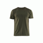 T-SHIRT DE TRAVAIL VERT FORÊT IMPRIMÉ 3D - S BLAKLADER