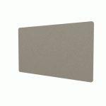 PANNEAU ACOUSTIQUE MURAL NAEL EN PET 12 MM - AVEC CHÂSSIS AU DOS - FORME RECTANGLE - L 210 X H 120 CM- SABLE