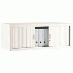 RÉHAUSSE À RIDEAUX ECO-CONÇUE CLASSIQUES BLANC H 44 X L 120