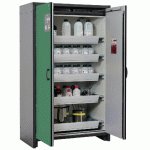 ARMOIRE SÉCURITÉ Q-CLASSIC-30 Q30.195.116 GRIS/VERT - MANUTAN COLLECTIVITÉS