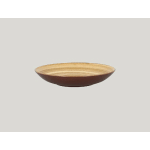 ASSIETTE COUPE CREUSE ROND BEIGE PORCELAINE Ø 28 CM TWIRL RAK