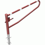 BARRIÈRE À BÉTONNER AVEC SERRURE PROFILÉE À PISTONS-2000 MM - SCHAKE
