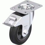 BLICKLE - ROULETTE PIVOTANTE À FREIN Ø 150MM BANDAGE CAOUTCHOUC SBR 135KG - LE-VPP 150R-FI