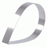 CERCLE INOX LARME 23 X 14.5 X 4 CM
