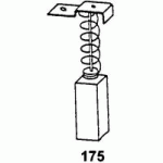 JEU DE 2 CHARBONS 6.3 X 10 X 21  POUR BOSCH