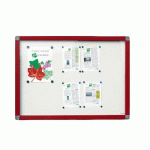 VITRINE EXTÉRIEURE VERRE TREMPÉ ANTARÈS 101 X 95 CM COLORIS ANODISÉ - MANUTAN COLLECTIVITÉS