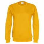 COTTOVER SWEATSHIRT COL ROND HOMME - CERTIFIÉ GOTS JAUNE - TAILLE XL