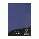 ETUI DE 50 FEUILLES POLLEN 210X297MM 120G/M2 - BLEU NUIT - LOT DE 3