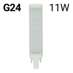 BARCELONA LED - AMPOULE PL LED G24 11W 960LM BLANC CHAUD - BLANC CHAUD