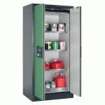 ARMOIRE SÉCURITÉ Q-PEGASUS-90 Q90.195.090.WDAC GRIS/VERT - ASECOS