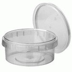 BARQUETTE D'EMBALLAGE, ROND, 480 ML, TRANSPARENT