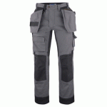 PROJOB 5524 PANTALON DE TRAVAIL CANVAS RESISTANT GRIS - TAILLE 50
