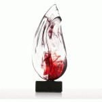 TOOARTS - SCULPTURE TRANSPARENTE DE RESINE DE GOUTTE DE ROSEE, ORNEMENTS A LA MAISON