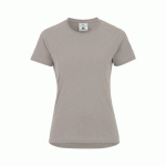 COTTOVER T-SHIRT COL ROND FEMME - CERTIFIÉ GOTS SABLE FONCÉ - TAILLE M