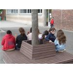 L'OPTION DOSSIER POUR BANQUETTE TOUR D'ARBRE MARRON