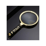 LOUPE LOUPE DE GROSSISSEMENT 10X LOUPE DE POCHE POUR LA SCIENCE, LA LECTURE DE LIVRES, L'INSPECTION.