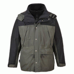 PORTWEST S532 PARKA RESPIRANTE ORKNEY 3 EN 1 GRIS - TAILLE 4XL