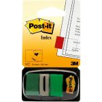 POST-IT® MARQUE-PAGES AVEC DISTRIBUTEUR TAILLE MOYENNE 25,4 X 43,2 MM VERT 50 PAQUET 680-3