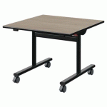 TABLE MALIBU RAB 80X80 T3 DL ST ANTIB CHÊN 1146/NO NOIR 9005