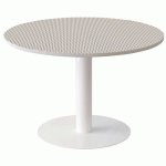 TABLE RONDE Ø 115 CM EASY OFFICE PLATEAU DÉCOR BRUN - MANUTAN COLLECTIVITES