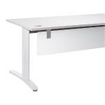 VOILE DE FOND BIOSPACE 2 - BLANC TRANSLUCIDE - L. 180 CM.