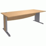 BUREAU CLASSIQUE PIEDS LARGEUR 180 X 80 CM T.1316 - MANUTAN EXPERT