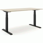 BUREAU RÉGLABLE STEELFORCE PRO 670 SLS - 200CM - NOIR CHÊNE - ACTIFORCE
