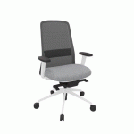 CHAISE DE BUREAU ROCKIT BLANCHE - GRIS CHINÉ