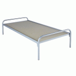 LIT ESSENTIEL SOMMIER AGGLOMÉRÉ 90 X 200 CM COLORIS GRIS - MANUTAN COLLECTIVITÉS