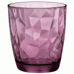 LOT DE 6 - DIAMOND GOBELET AQUA VIOLET 30 CL