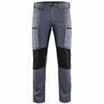 PANTALON DE TRAVAIL SERVICES STRETCH GRIS/NOIR TAILLE 38 - BLAKLADER