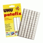 PÂTE ADHÉSIVE UHU PATAFIX ORIGINAL BLANCHE REPOSITIONNABLE - ETUI DE 80 PASTILLES
