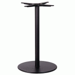 PIED DE TABLE TIFFANY HT 73 CM BASE ET COLONNE RONDES NOIR - S-CAB