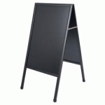 PANNEAU TROTTOIR, AVEC TABLEAU NOIR, CERISIER