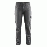 PANTALON DE TRAVAIL INDUSTRIE FEMME GRIS/NOIR TAILLE 48 - BLAKLADER