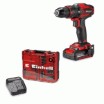 PERCEUSE À PERCUSSION SANS FIL TE-CD 18/40 LI-I (1X2,0AH) + 64 ACCESSOIRES - POWER X-CHANGE EINHELL