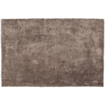 BELIANI - TAPIS ÉPAIS 140 X 200 CM EN TISSU COTON MARRON CLAIR DOUX AU TOUCHER POUR CHAMBRE ET SALON MODERNE MARRON