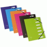 TRIEUR AVEC ELASTIQUE EXTENDOS MON DOSSIER - EN CARTE - 7 COMPARTIMENTS - COLORIS ASSORTIS