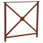 BARRIÈRE HÉRITAGE ROSACE 80 CM - ASPECT CORTEN - PROCITY