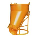 BENNE À BÉTON EICHINGER 250 L FOND OUVRANT À TRAPPE VIDAGE LATÉRAL-MÉCANIQUE SANS VOLANT-10213 - -