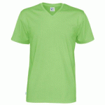 COTTOVER T-SHIRT MANCHES COURTES COL V HOMME - CERTIFIÉ GOTS VERT - TAILLE XL