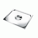 COUVERCLE INOX PLEIN POUR GN2/8