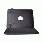 DLH COQUE ETUI FOLIO UNIVERSELLE POUR TABLETTE 10" - RABAT AVEC SUPPORT INTÉGRÉ MULTI-ANGLES