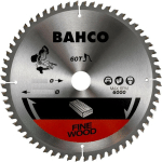 BAHCO - LAME DE SCIE CIRCULAIRE 260X30MM 40 DENTS POUR LE BOIS AVEC SCIES À ONGLETS