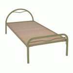 LIT ALBA MÉTAL 90X190 SOMMIER AGGLOCACTUS - MANUTAN COLLECTIVITÉS