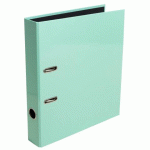 LOT DE 10 - CLASSEUR À LEVIER AQUAREL PREM'TOUCH - DOS 50MM - VERT PASTEL