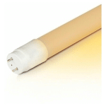 TUBE LED PAIN T8 G13 18W 990LM 120CM PLASTIQUE NON ROTATIF MOD. VT-1228