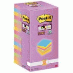 BLOC-NOTE SUPER STICKY NOTES, 47,6 X 47,6 MM, TOWER
